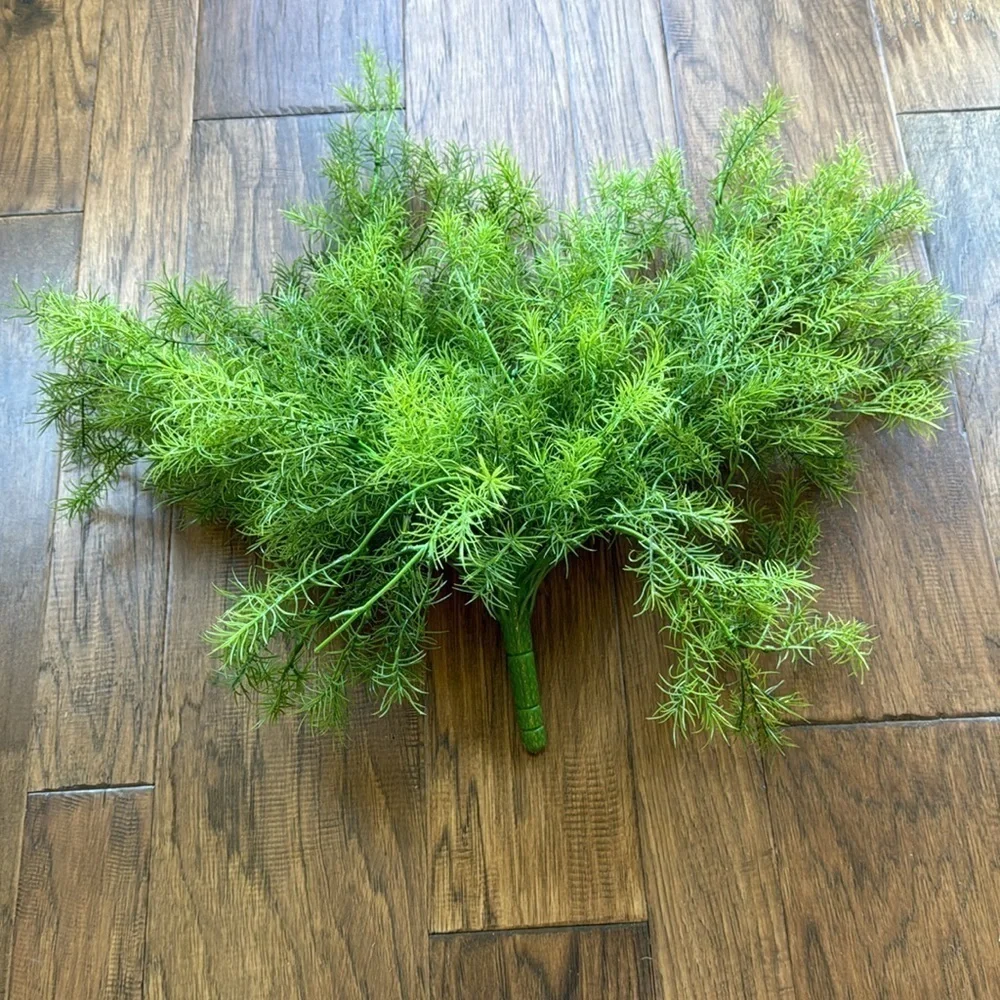 FAUX FLORAL~ASPARAGUS SPRENGERI~TRAILING FERN BUSH~PERFECT BURST OF COLOR~G2T